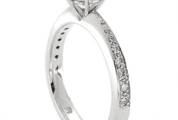Platinum Diamond Solitaire featuring 1.66ct Round Brilliant Cut Diamond in the centre and 16 round brilliant cut diamonds on the shoulders. Available in White Gold, Yellow Gold, Rose Gold or Platinum