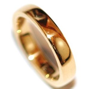 18k rose gold ring